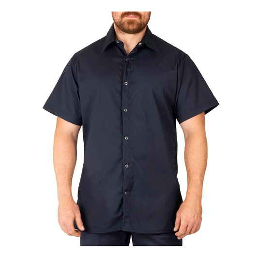 Chemise de travail à manches courtes et sans poche