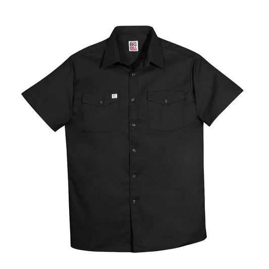 Chemise de Travail à Boutons Manche Courte