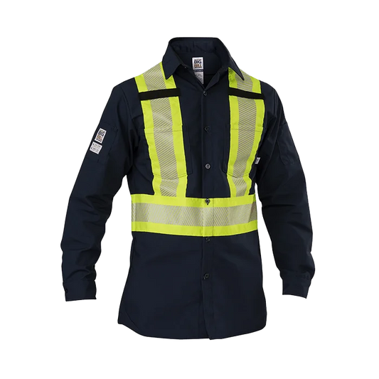 High Visibility Long Sleeve Ripstop Shirt