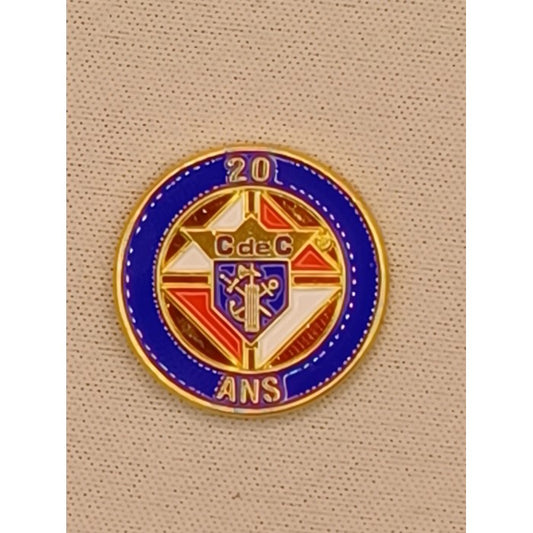 Knights of Columbus 3rd Degree 20 Year Service Pin