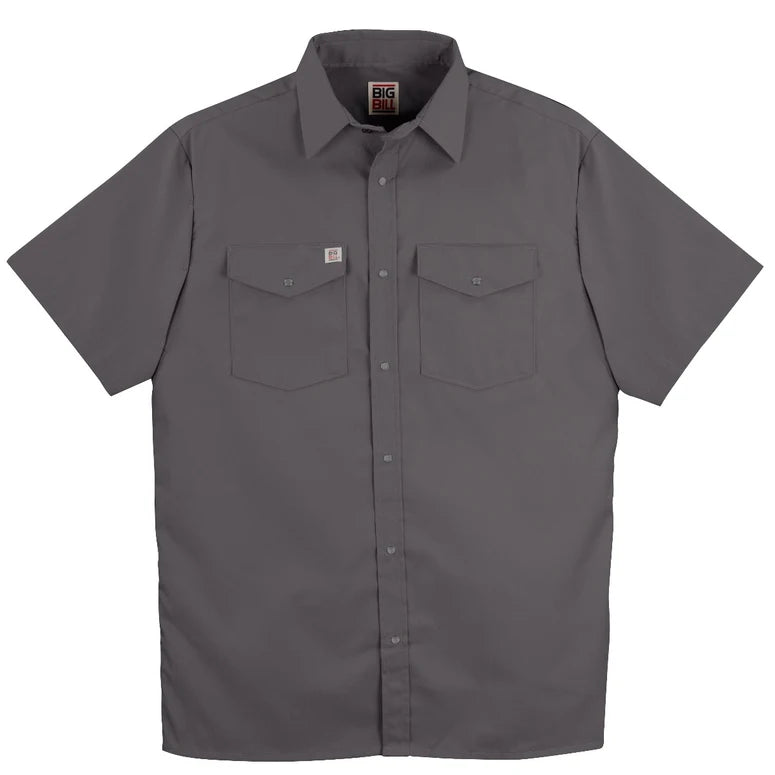 Short Sleeve Work Shirt with Snap Buttons 237