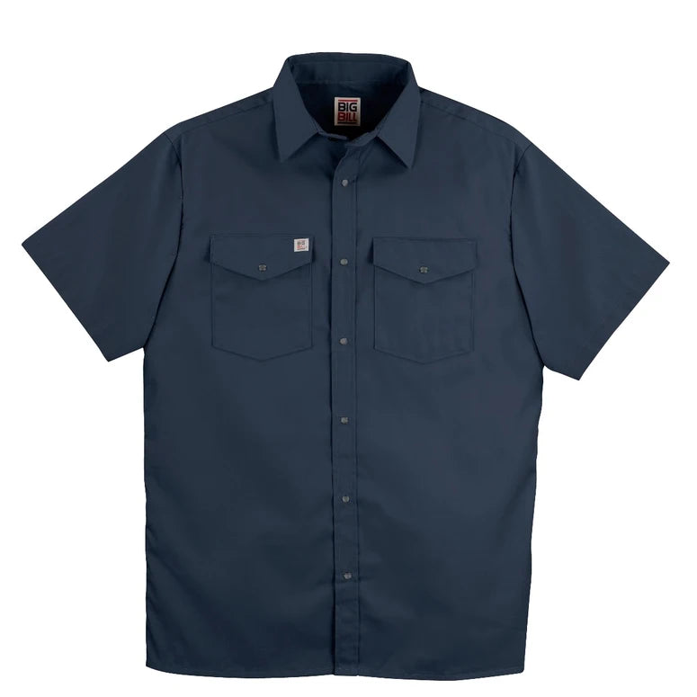 Short Sleeve Work Shirt with Snap Buttons 237