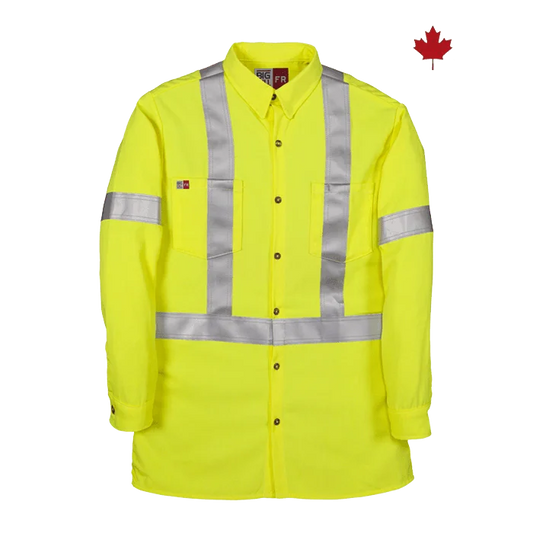 Women's High Visibility Work Shirt 288TY7