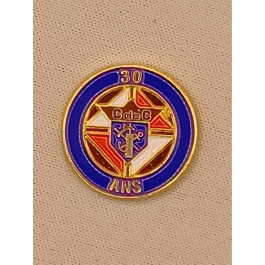 Knights of Columbus 30th Year Service Pin 3rd Degree