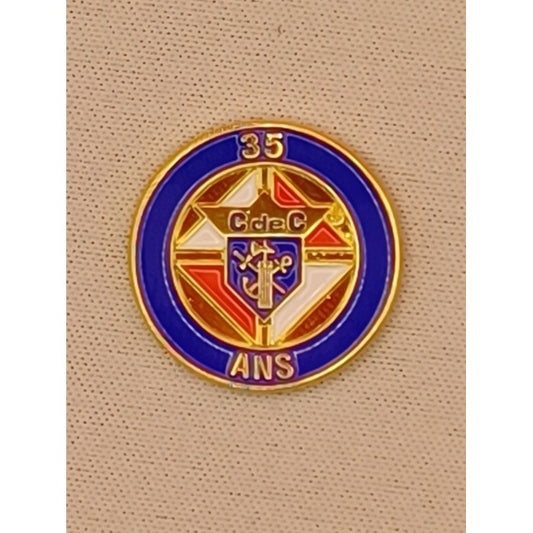 Knights of Columbus 3rd Degree 35 Year Service Pin