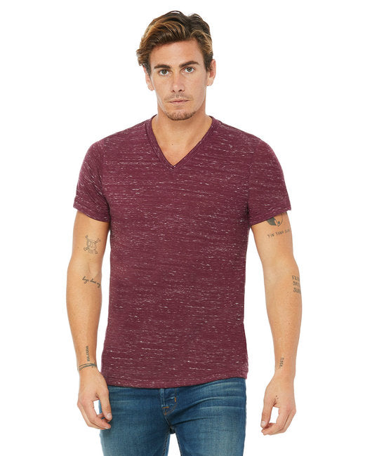 Textured V-Neck T-Shirt