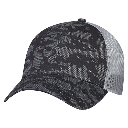 Casquette Coton Croisé / Filet en Polyester Souple