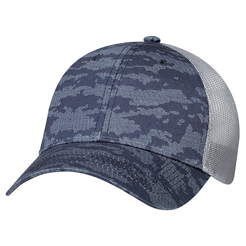 Casquette Coton Croisé / Filet en Polyester Souple