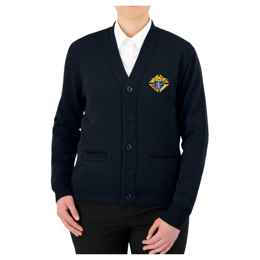 Knights of Columbus V-Neck Button-Up Cardigan