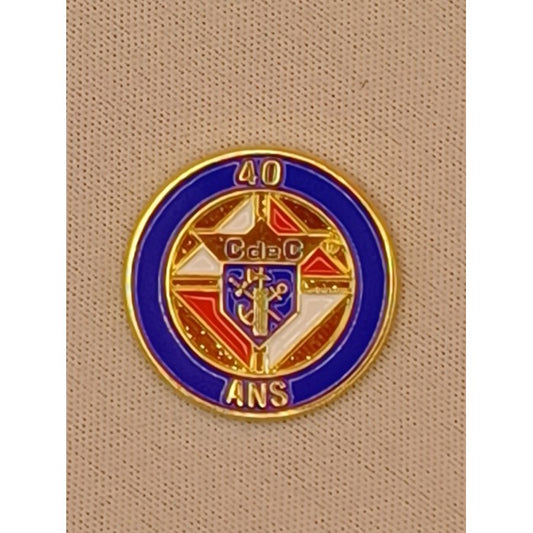 Knights of Columbus 3rd Degree 40 Years of Service Pin