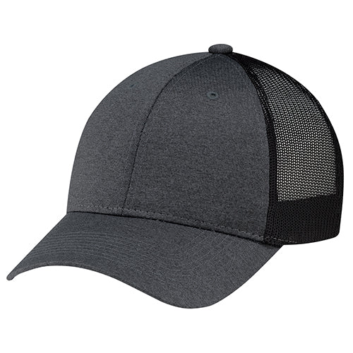 Casquette Polyester Chiné / Filet en Polyester Souple