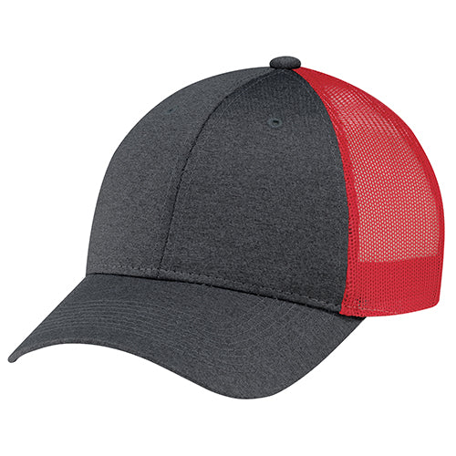 Casquette Polyester Chiné / Filet en Polyester Souple