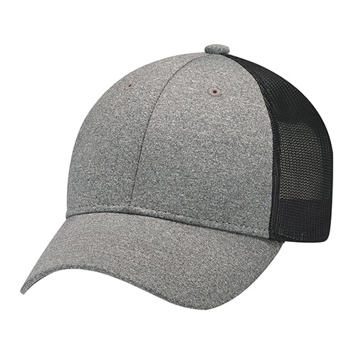 Casquette Polyester Chiné / Filet en Polyester Souple