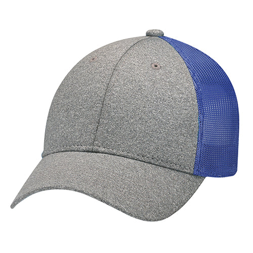 Casquette Polyester Chiné / Filet en Polyester Souple