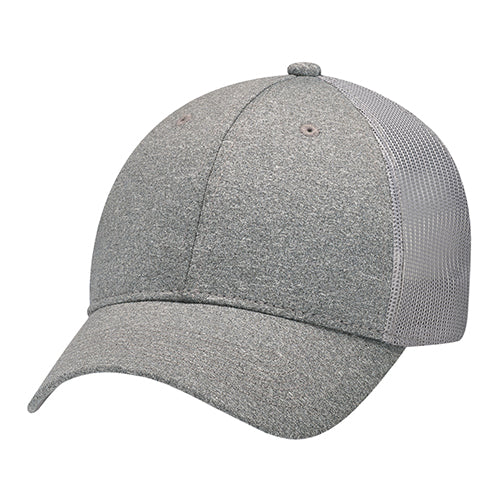 Casquette Polyester Chiné / Filet en Polyester Souple