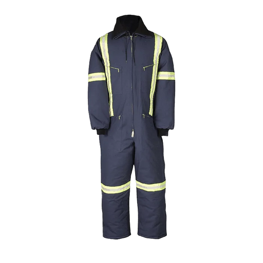 804RT Lined Work Coverall with Reflective Stripes 