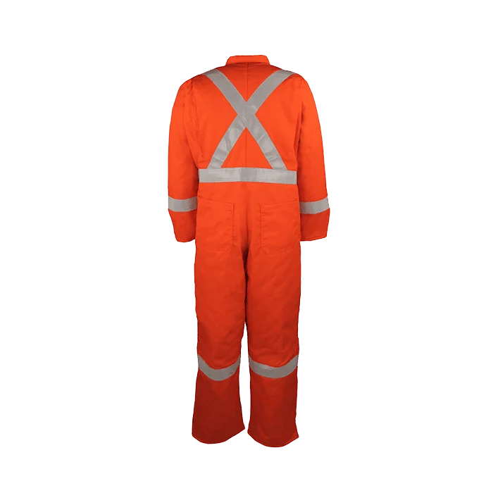 838CRT Twill Work Coverall with Reflective Stripes 