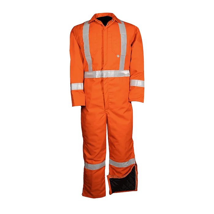 838CRT Twill Work Coverall with Reflective Stripes 