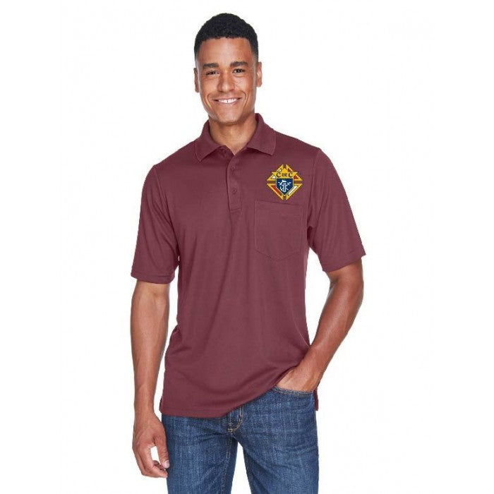 Polo shirt with Knights of Columbus pocket