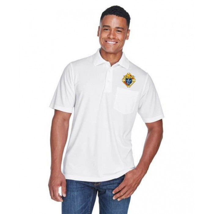 Polo shirt with Knights of Columbus pocket