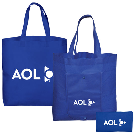 Non-woven foldable tote bag