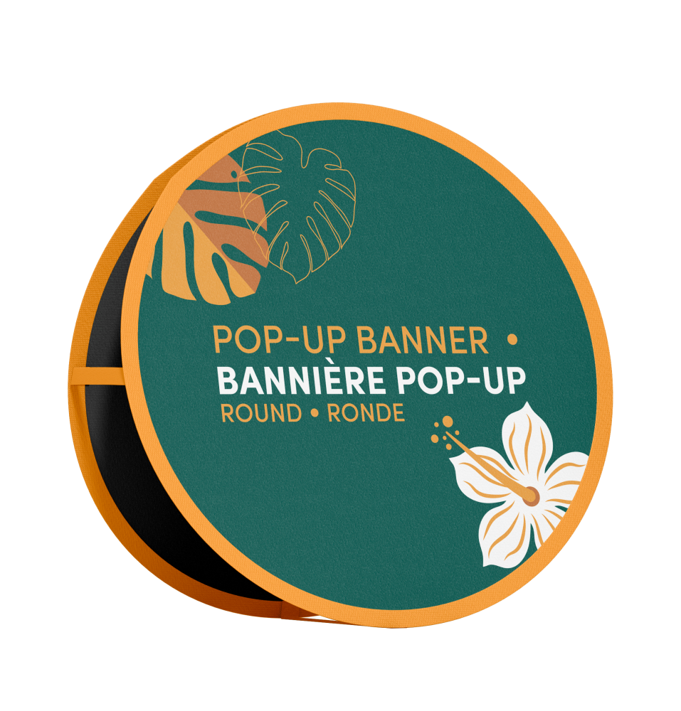 Pop up banner - Round