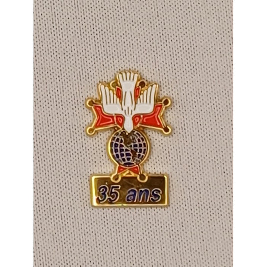 Knights of Columbus 4th Degree 35 Year Service Pin