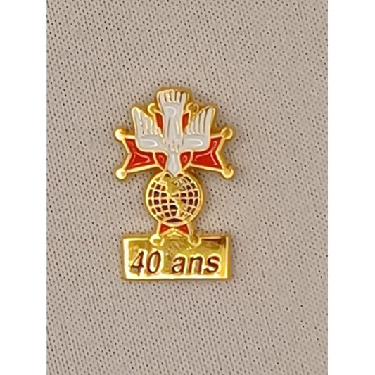 Knights of Columbus 40th Degree Service Pin