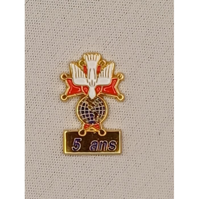 Knights of Columbus 4th Degree 5 Year Service Pin