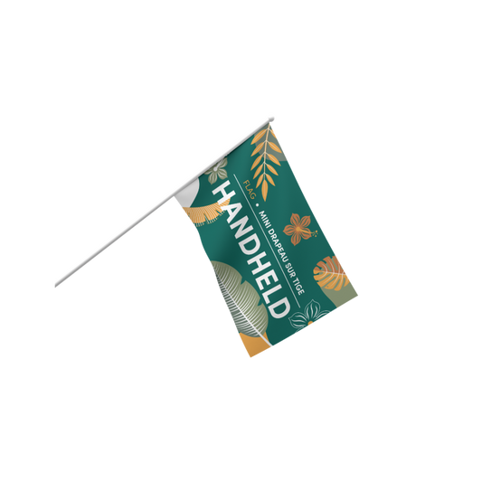 Demonstration flag - with stick 