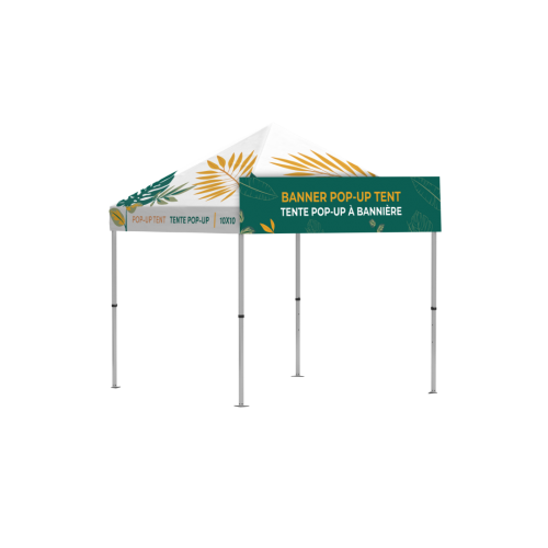 Banner for tent