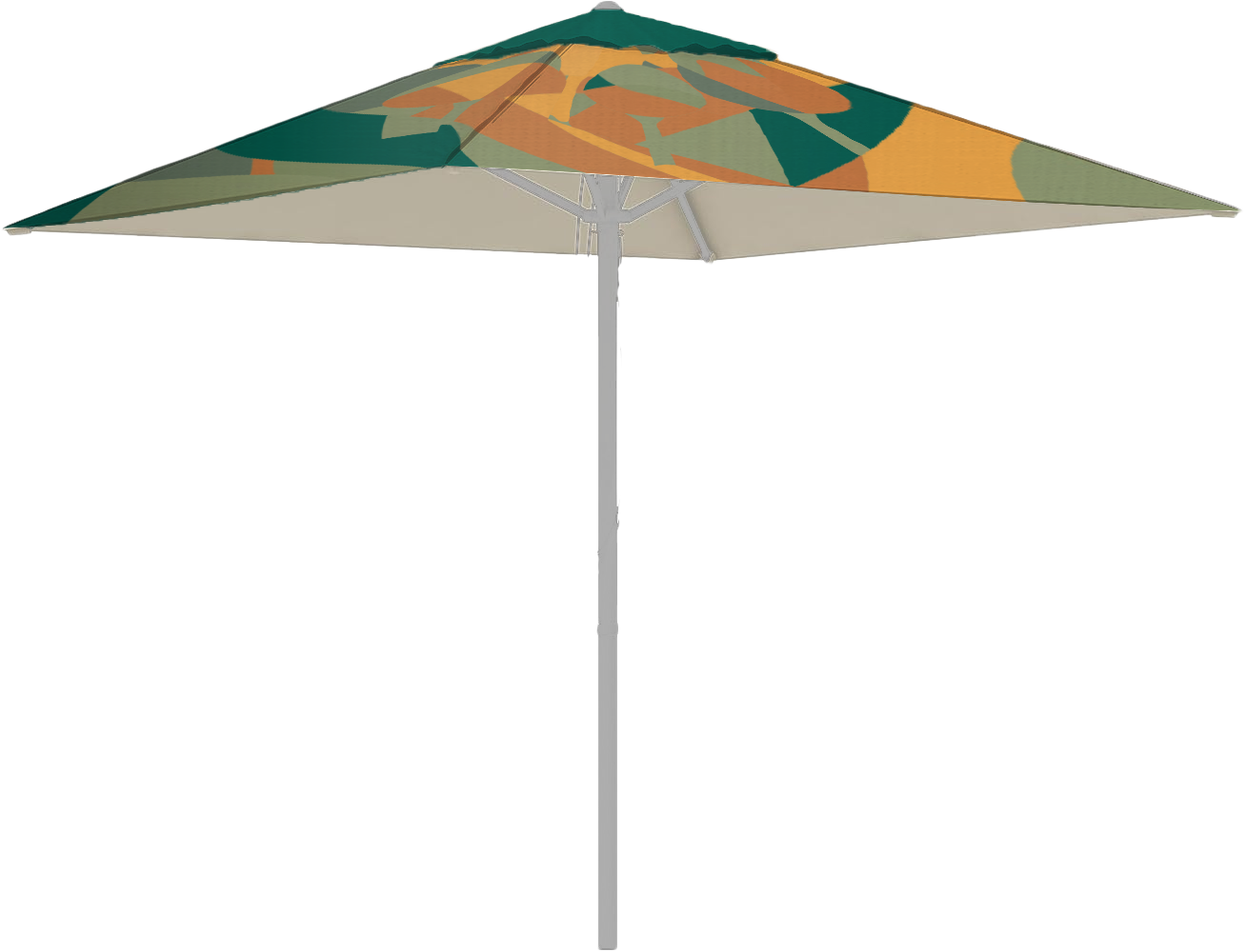 4-sided parasol - without valence